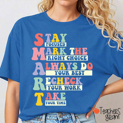 Smart Test Day Teacher T-Shirt